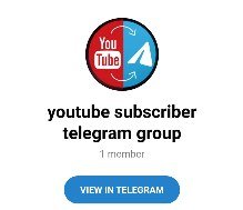 YouTube Subscriber Telegram Group