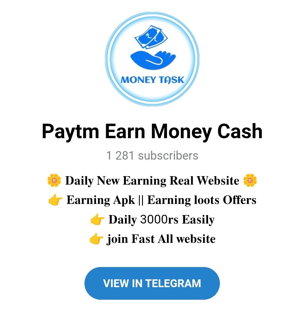 Paytm Earn Money Cash