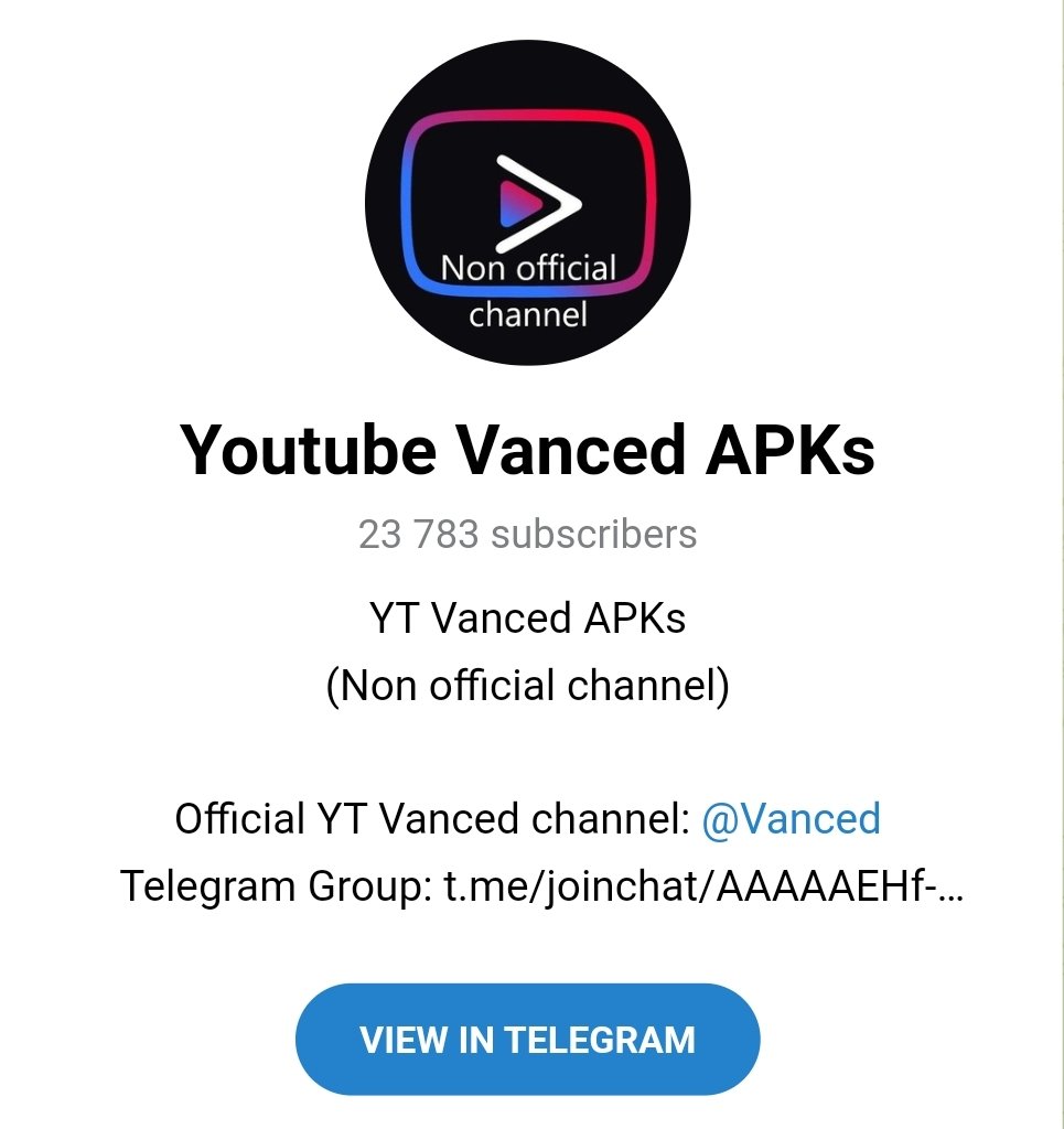 Youtube Vanced APKs